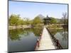 Korea, Seoul, Gyeongbokgung Palace, Hyangwonjeong Pavilion-Jane Sweeney-Mounted Photographic Print