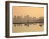 Korea, Seoul, Yeouido, View of City from Hangang Riverside Park at Dawn-Jane Sweeney-Framed Photographic Print