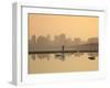 Korea, Seoul, Yeouido, View of City from Hangang Riverside Park at Dawn-Jane Sweeney-Framed Photographic Print