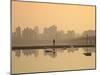 Korea, Seoul, Yeouido, View of City from Hangang Riverside Park at Dawn-Jane Sweeney-Mounted Photographic Print