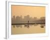 Korea, Seoul, Yeouido, View of City from Hangang Riverside Park at Dawn-Jane Sweeney-Framed Photographic Print