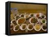 Korean Dishes, Gayasan National Park, South Korea-Ellen Clark-Framed Stretched Canvas