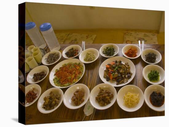 Korean Dishes, Gayasan National Park, South Korea-Ellen Clark-Stretched Canvas