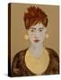 Korean Lady with Bronze Age Jewellery-Susan Adams-Stretched Canvas