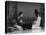 Korean Man and Woman Playing a Game Photograph - Korea-Lantern Press-Stretched Canvas