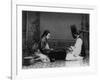 Korean Man and Woman Playing a Game Photograph - Korea-Lantern Press-Framed Art Print