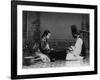 Korean Man and Woman Playing a Game Photograph - Korea-Lantern Press-Framed Art Print