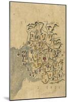 Korean Map-null-Mounted Giclee Print