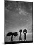 Korean Peasants Carrying Bundles on Their Heads-Michael Rougier-Mounted Photographic Print