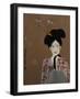 Korean Princess with Dragonflies,2017-Susan Adams-Framed Giclee Print