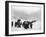 Korean Refugees Slog Through Snow Outside of Kangnung (Gangneung)-null-Framed Photo