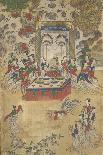 Guest arriving, detail from The Banquet of Seowangmo, c.1800-Korean School-Giclee Print