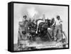 Korean War: Artillerymen-null-Framed Stretched Canvas