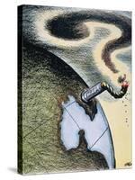 Korean War: Cartoon, 1950-Daniel R. Fitzpatrick-Stretched Canvas