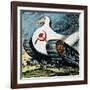 Korean War: Cartoon, 1950-Daniel R. Fitzpatrick-Framed Giclee Print