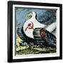 Korean War: Cartoon, 1950-Daniel R. Fitzpatrick-Framed Giclee Print