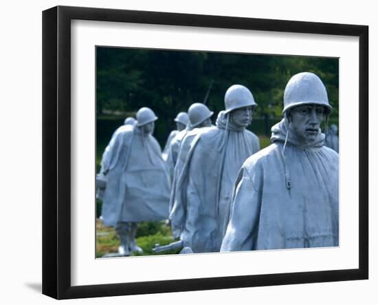 Korean War Memorial, Washington DC, USA-Lisa S. Engelbrecht-Framed Premium Photographic Print