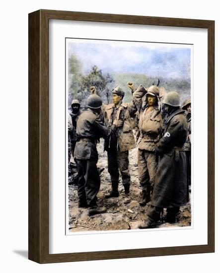 Korean War: Prisoners-null-Framed Giclee Print