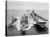 Korean War: Ship Refueling-null-Stretched Canvas