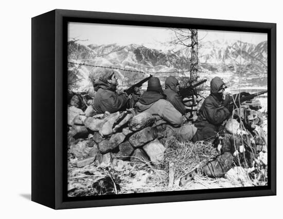 Korean War: Soldiers-null-Framed Stretched Canvas