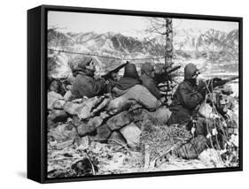 Korean War: Soldiers-null-Framed Stretched Canvas