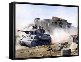 Korean War: Tank, 1951-null-Framed Stretched Canvas