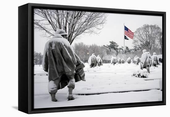 Korean War Veterans Memorial, Washington, D.C.-null-Framed Stretched Canvas