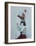 Korean Women with Siamese Cats, 2016, Detail-Susan Adams-Framed Giclee Print