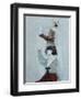 Korean Women with Siamese Cats, 2016, Detail-Susan Adams-Framed Giclee Print