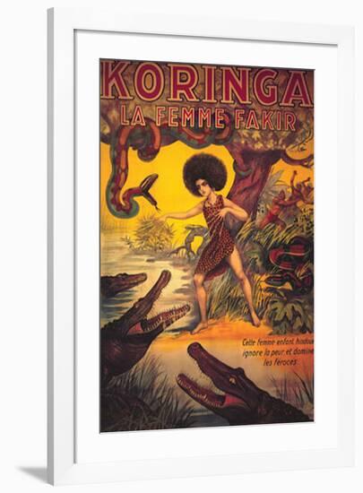 Koringa, La Femme Fakir-null-Framed Art Print