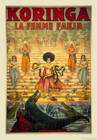 Koringa, La Femme Fakir' Poster | AllPosters.com