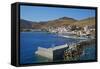 Korissia Harbour, Kea Island, Cyclades, Greek Islands, Greece, Europe-Tuul-Framed Stretched Canvas