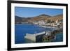 Korissia Harbour, Kea Island, Cyclades, Greek Islands, Greece, Europe-Tuul-Framed Photographic Print