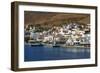 Korissia Harbour, Kea Island, Cyclades, Greek Islands, Greece, Europe-Tuul-Framed Photographic Print