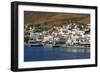 Korissia Harbour, Kea Island, Cyclades, Greek Islands, Greece, Europe-Tuul-Framed Photographic Print