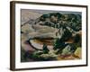 Korolkovskiye Dachas. Pond in the Hills, 1918-Alexei Ilyich Kravchenko-Framed Giclee Print