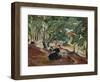 Korolkovskiye Dachas. Sheeps at the Edge of the Forest, 1918-Alexei Ilyich Kravchenko-Framed Giclee Print