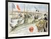 Korrigan, French Navy Submarine, 1906-null-Framed Giclee Print