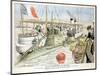 Korrigan, French Navy Submarine, 1906-null-Mounted Giclee Print