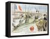 Korrigan, French Navy Submarine, 1906-null-Framed Stretched Canvas