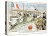 Korrigan, French Navy Submarine, 1906-null-Stretched Canvas