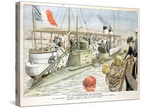 Korrigan, French Navy Submarine, 1906-null-Stretched Canvas