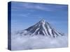 Koryaksky Volcano, 3456M High, Conical Andesite Volcano, Kamchatka, East Siberia, Russia-Anthony Waltham-Stretched Canvas