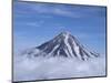 Koryaksky Volcano, 3456M High, Conical Andesite Volcano, Kamchatka, East Siberia, Russia-Anthony Waltham-Mounted Photographic Print