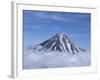 Koryaksky Volcano, 3456M High, Conical Andesite Volcano, Kamchatka, East Siberia, Russia-Anthony Waltham-Framed Photographic Print