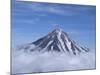 Koryaksky Volcano, 3456M High, Conical Andesite Volcano, Kamchatka, East Siberia, Russia-Anthony Waltham-Mounted Photographic Print