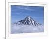 Koryaksky Volcano, 3456M High, Conical Andesite Volcano, Kamchatka, East Siberia, Russia-Anthony Waltham-Framed Photographic Print