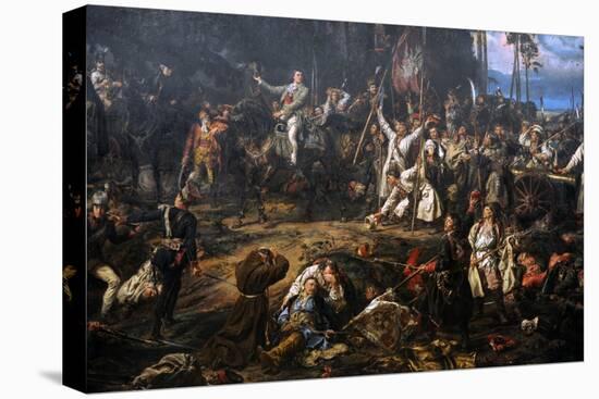 Kosciuszko in the Battle of Raclawice, 1794, 1888-Jan Matejko-Stretched Canvas