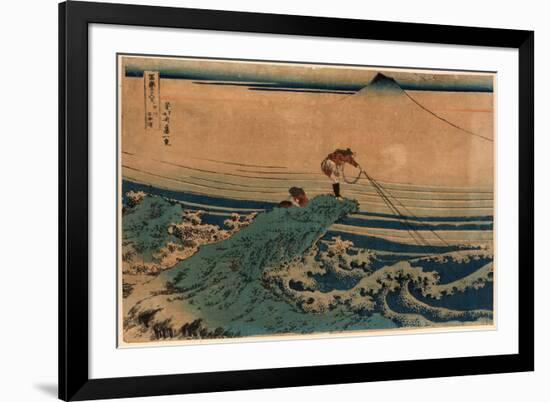 Koshu Kajikazawa-Katsushika Hokusai-Framed Giclee Print