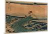 Koshu Kajikazawa-Katsushika Hokusai-Mounted Giclee Print